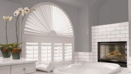 Shutters for Specialty Shape Windows in Miami